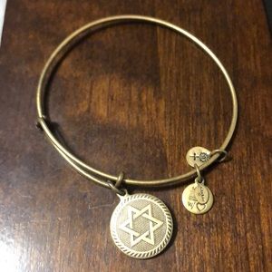 Alex and Ani brass Star of David ✡️ bracelet